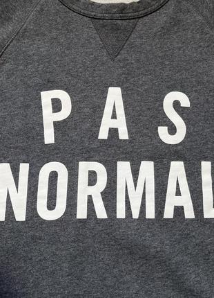 Стильный свитшот wood wood “pas normal” sweatshirt4 фото