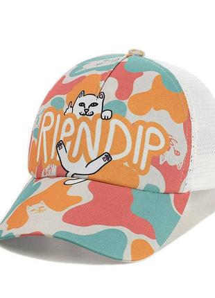 Бейсболка с сеткой "ripndip"