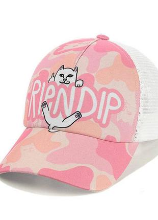 Бейсболка с сеткой "ripndip"