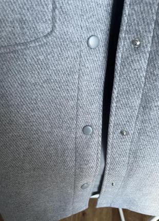 H&m женская утепленная куртка рубашка размер s3 фото