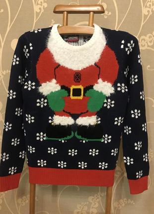 Нереально красивый и стильный брендовый тёплый вязаный свитер.6 фото