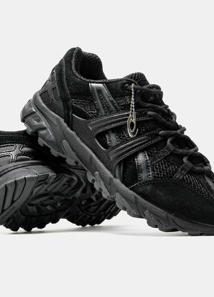 Кроссовки asics gel sonoma 15 50 black10 фото