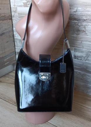 Винтажная кожаные сумка женская в стиле gucci