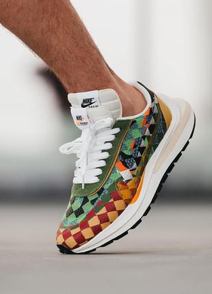 Nike sacai vaporwaffle кроссовки