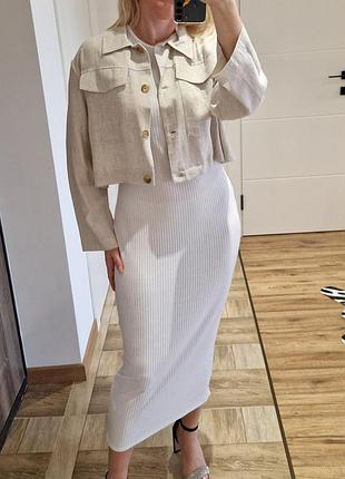 Пиджак лен4 фото