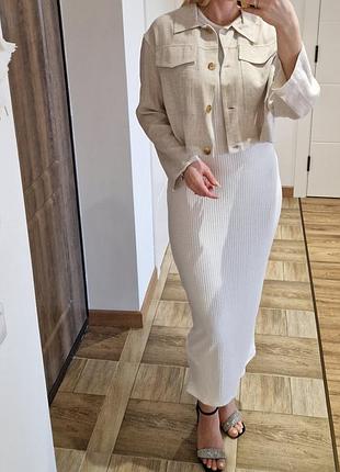 Пиджак лен9 фото