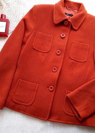 Терракотовый теплый пиджак s.oliver1 фото