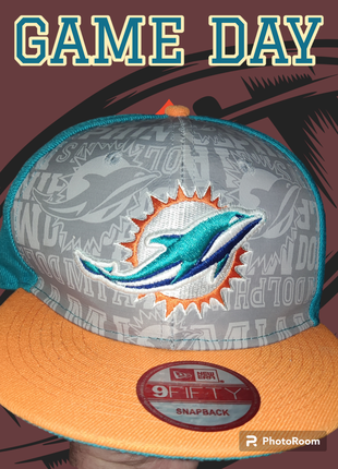 Бейсболка, snapback new era nfl vintage collection miami dolphins