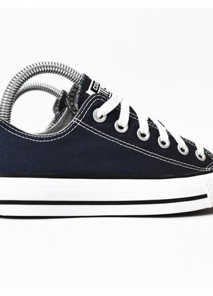 Брендовые синие конверсы кеды converse all star1 фото