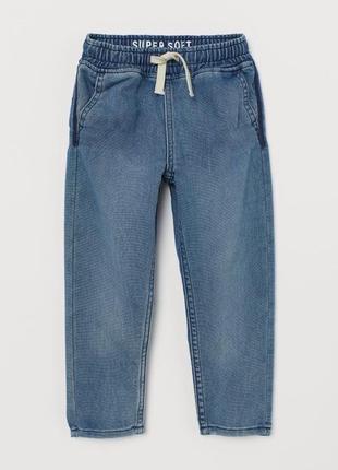 Стильные джинсовые джоггеры super soft h&amp;m2 фото