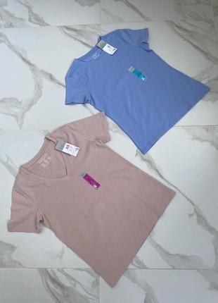 Новые футболки primark xs-s базовая футболка