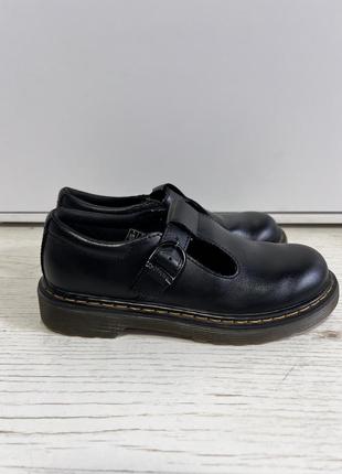 Стильні шкіряні туфлі мері джейн для дівчинки dr. martens3 фото