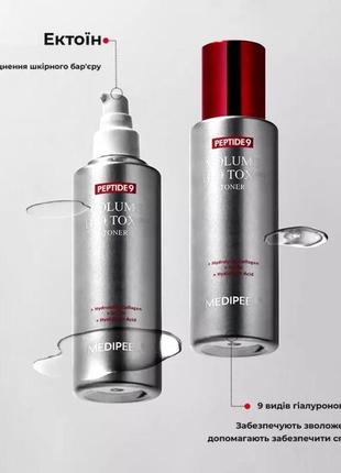 Омолаживающий тонер с пептидным комплексом medi-peel peptide 9 volume bio tox toner pro1 фото