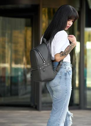 Жіночий рюкзак sambag dali bps графітовий5 фото