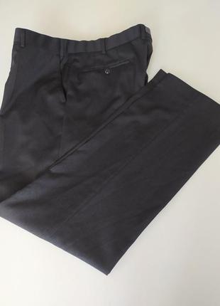 Темно-серые мужские брюки. 100% вовна. hiltl.2 фото