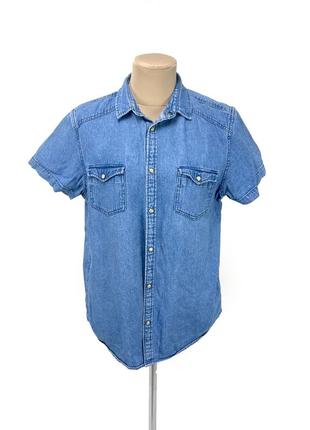 Теніска джинсова cedarwood state, голуба, якісна