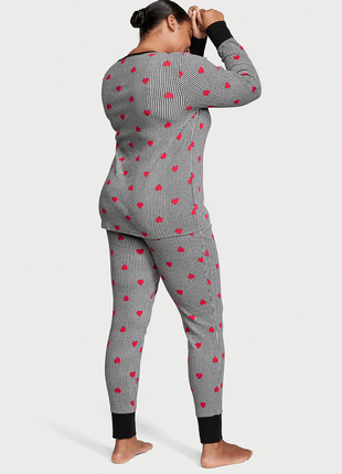 Термодлинный пижамный комплект victoria’s secret2 фото