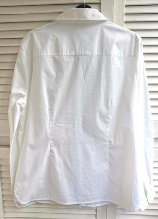 Белая рубашка размер l-xl women4 фото