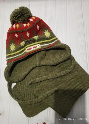 Детская шапочка и шарфик на осень