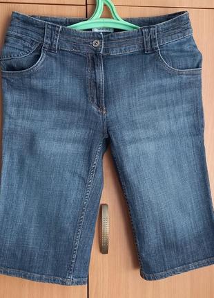 Женские джинсовые бриджи yessica/c&a/голландия.1 фото