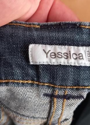 Женские джинсовые бриджи yessica/c&a/голландия.9 фото