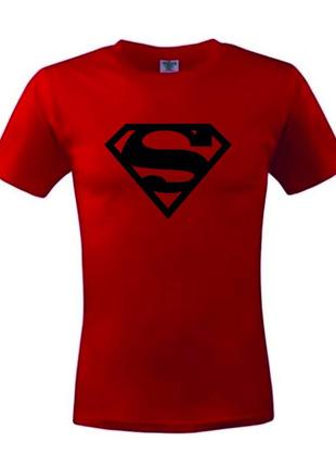 Красная футболка супермен