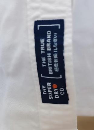 Рубашка, сорочка superdry organic cotton long sleeve oxford shirt3 фото