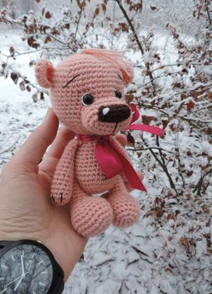 Ведмежа енді в'язана іграшка м'яка