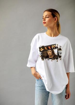 Футболка унисекс размера l с принтом скрябин