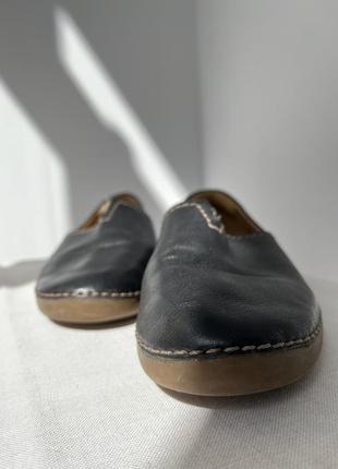 Кожаные женские туфли clarks6 фото