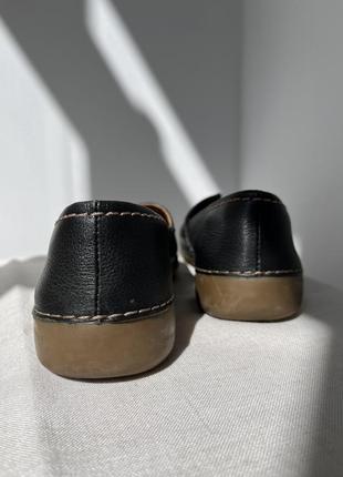 Кожаные женские туфли clarks8 фото