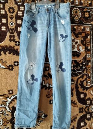 Джинси з міккі маус