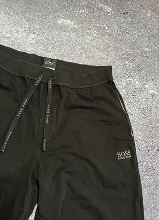 Черные спортивные штаны мужские hugo boss (оригинал)4 фото