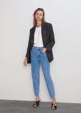 Джинсы zara 36 прямые, mom