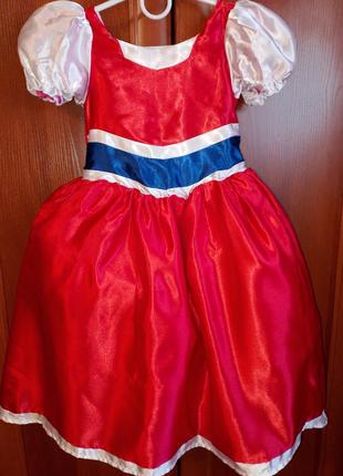 Супер сукня двостороння 2в1!!! 5-6 років принцеса. червона шапочка. фея. лялька.2 фото