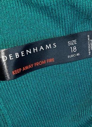 💥1+1=3 стильний начичено-бірюзовий м'якенький кардиган debenhams, розмір 50 - 526 фото