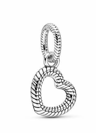 Серебряная бусина шарм подвеска подвеса бусина серебро пандора pandora silver s925 925 проба ale с биркой и пломбой сердцеедка