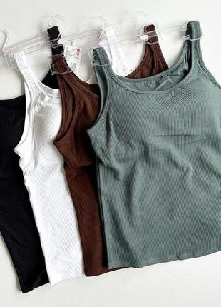 Хлопковый бра топ  airism uniqlo з  лямками для бюстгальтера