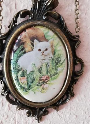 Подвеска шолкография "котики" германия