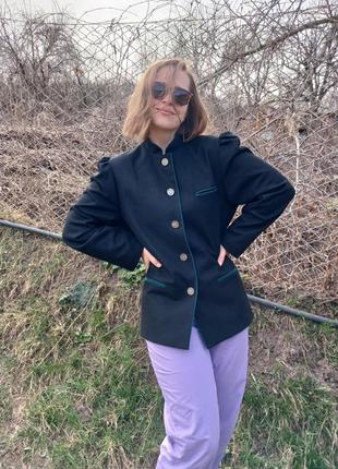 Жакет шерсть австрая пиджак винтаж sm9 фото