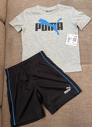 Набір шорти і футболка puma для хлопчика, костюм літній дитячий puma оригінал