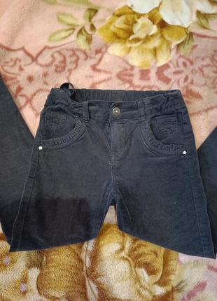 Вельветові брюки для дівчинки р. 1165 фото