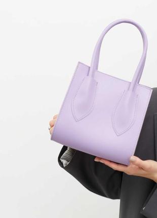 Женская сумка лавандовая сумка сумочка через плечо кроссбоди4 фото