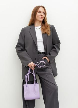 Женская сумка лавандовая сумка сумочка через плечо кроссбоди2 фото