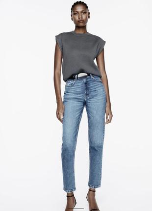 Джинси z1975 straight high waist zara