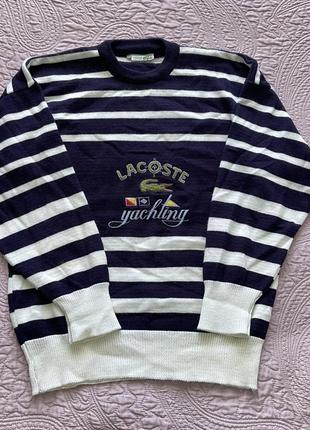 Кофта вінтажна светр lacoste yachting vintage