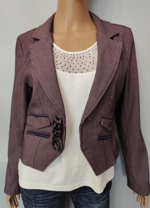 Жіночий стильний піджак sarah chole, італія, р.m/l7 фото