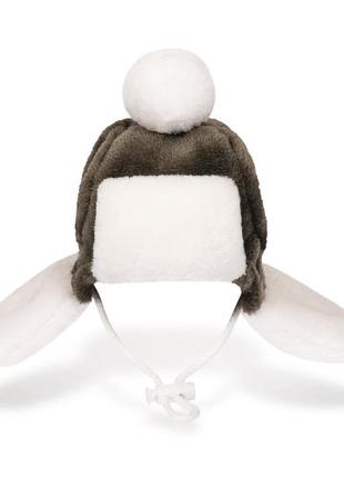 Зимова шапка для собак pet fashion bubo хакі розмір s1 фото