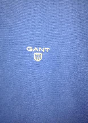 Gant натуральна футболка -поло л /хл розмір.4 фото