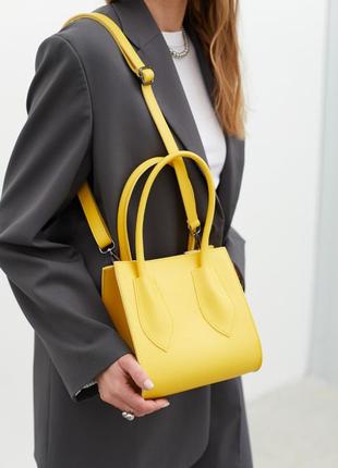 Жіноча сумка жовта сумка сумочка через плече кросбоді